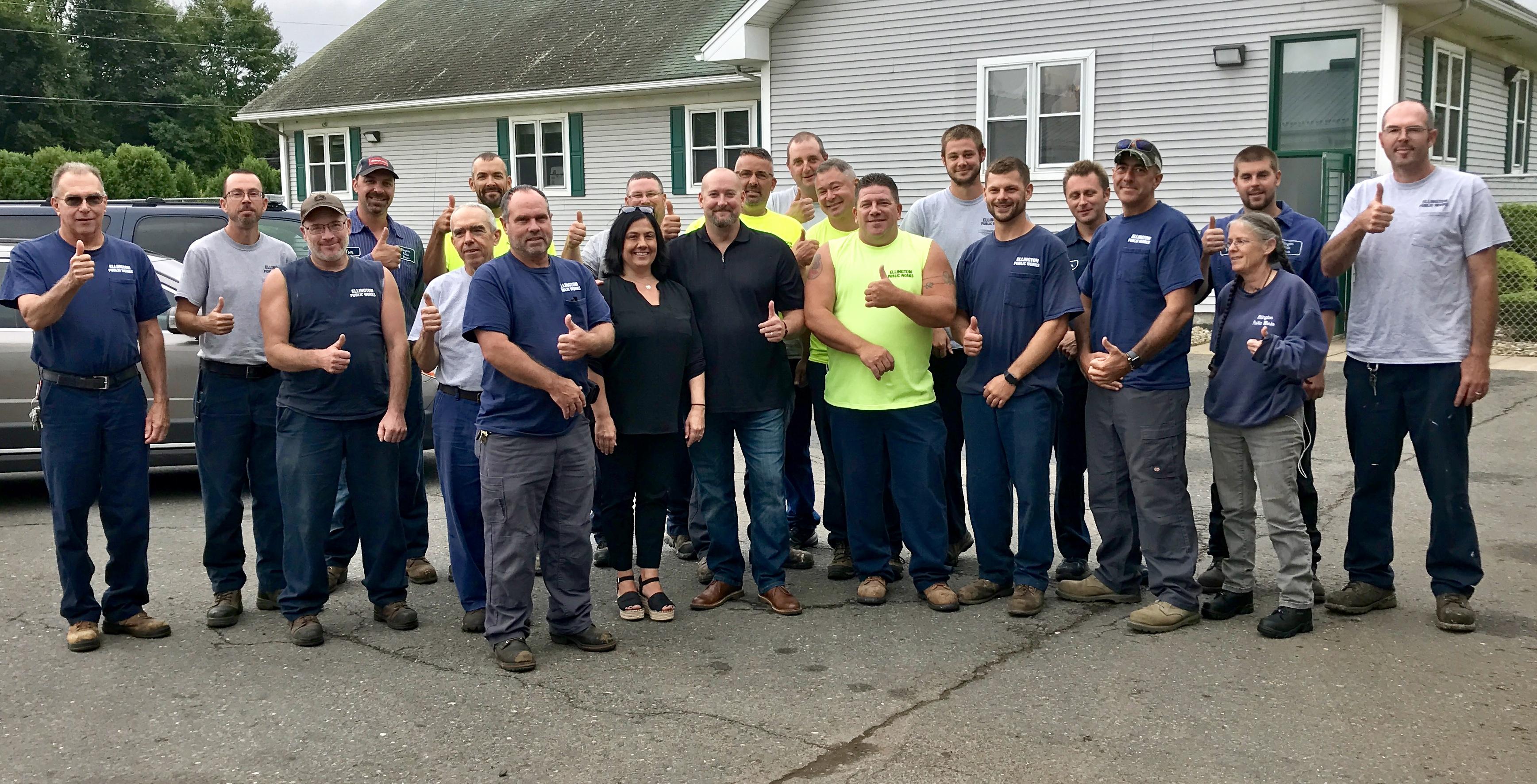 Never Quit Ellington DPW Crew Saves a Fellow Member's Life We Make Connecticut Happen