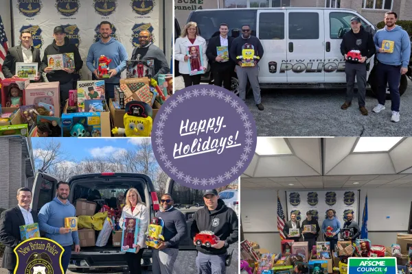 New Britain Police Union Toy Drive