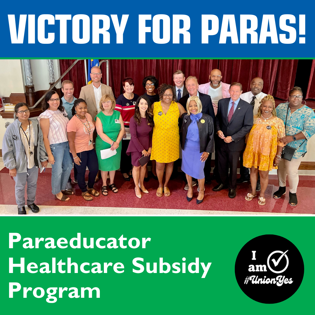 Victory for Paraeducators! Healthcare Subsidy Secured