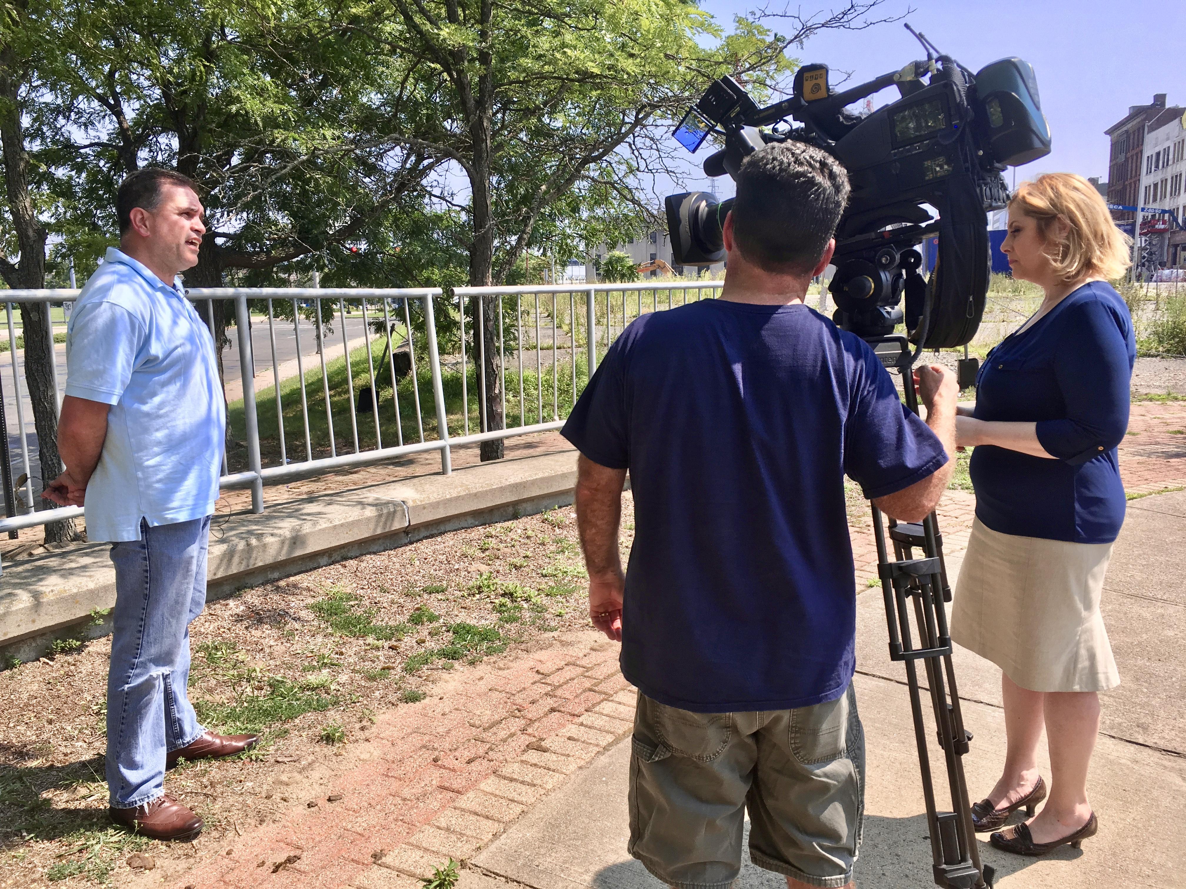 Local 749 President Charles DellaRocco speaks with Cablevision News 12/Fairfield County about deteriorating working conditions at the Bridgeport and Hartford Juvenile Detention Centers.